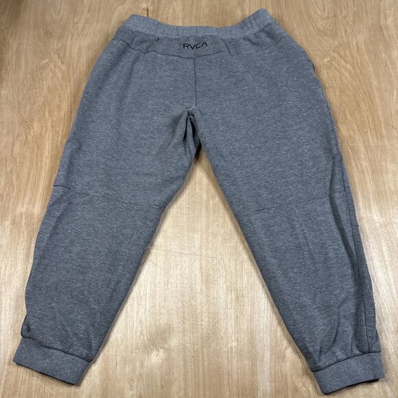 RVCA VA Tech Sport Mens Gray Activewear Sweatpants Joggers Size Medium - Picture 6 of 7